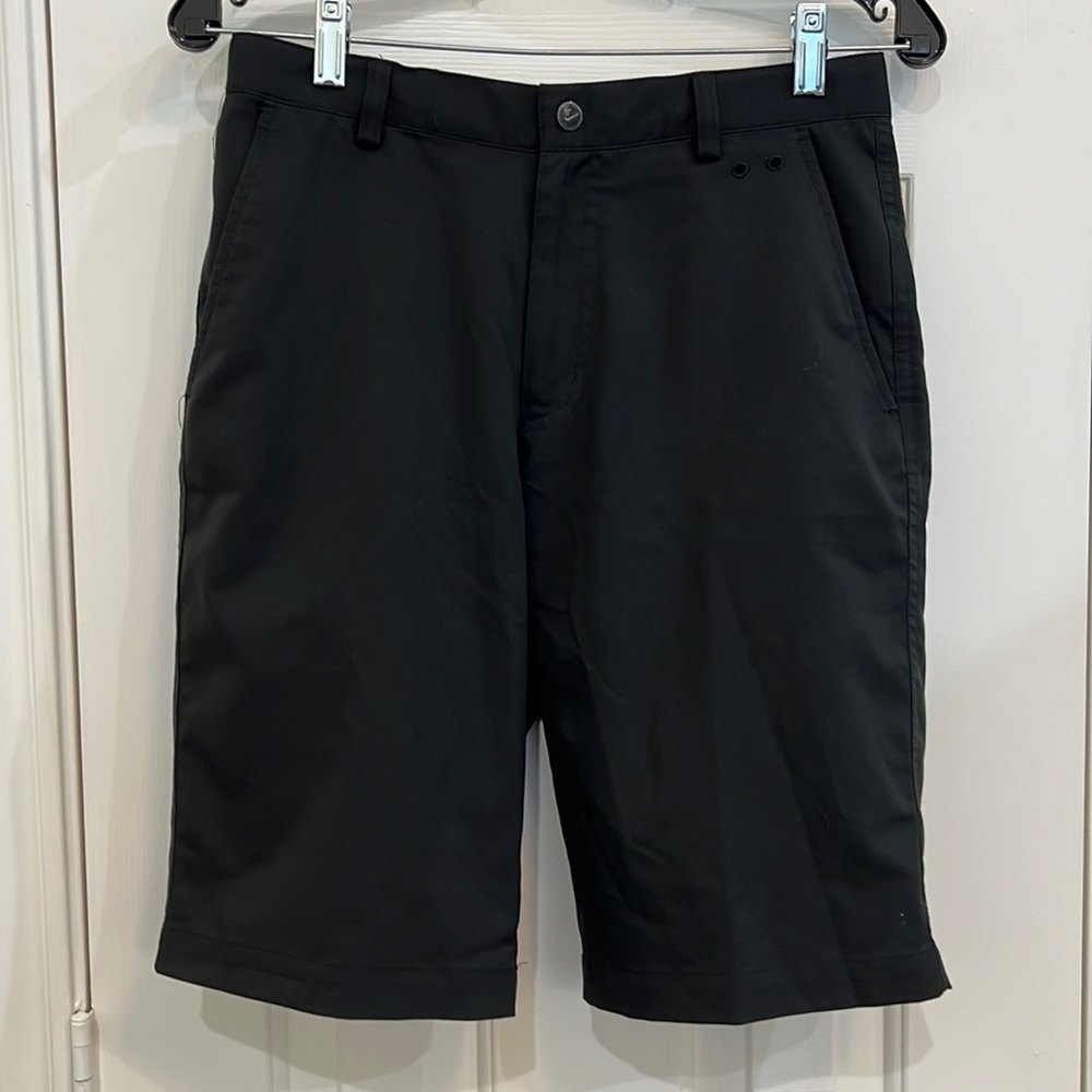 Nike Youth Adjustable Waist Golf Shorts Black Size Large